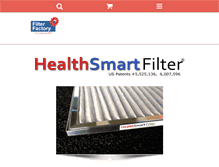 Tablet Screenshot of filterfactory.com